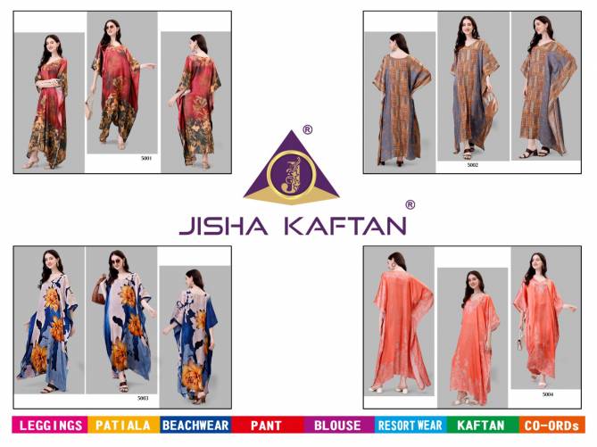 Jelite Natural Satin Fancy Printed Kaftan Catalog
